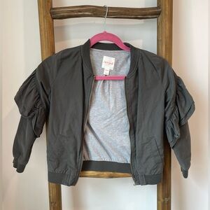 Cat & Jack lined jacket with adorable ruffle detailing